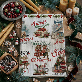 classic christmas tea towel vintage holiday home decor
vintage christmas kitchen towel cozy holiday farmhouse style
retro holiday kitchen towel traditional christmas decor
nostalgic santa kitchen towel vintage christmas theme
vintage farmhouse christmas towel rustic holiday kitchen