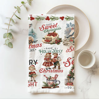 nostalgic holiday towel for christmas flat lay photography
farmhouse christmas kitchen towel for pinterest holiday decor
vintage christmas decor towel styled kitchen photography prop
retro holiday towel cozy christmas content creation setup
nostalgic christmas kitchen towel influencer holiday decor