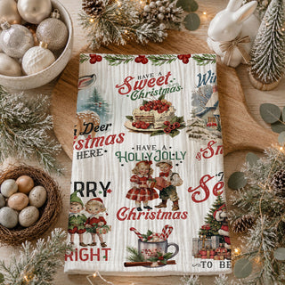 classic christmas kitchen towel meaningful holiday present
vintage santa towel cozy christmas gift idea for mom
nostalgic holiday kitchen towel perfect christmas gift
retro farmhouse christmas towel gift for holiday hostess
vintage christmas towel charming gift for holiday lovers