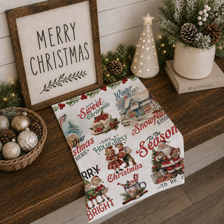 Wholesale vintage holiday towel for seasonal product photography
farmhouse christmas towel lifestyle kitchen content prop
retro christmas kitchen towel holiday aesthetic photo styling
vintage santa farmhouse kitchen towel retro christmas decor aesthetic
old world christmas kitchen towel nostalgic holiday farmhouse charm