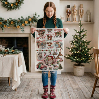 Wholesale vintage christmas kitchen towel gift idea for hostess
retro holiday dish towel gift for christmas lovers
farmhouse christmas towel gift for mom holiday decor
nostalgic christmas tea towel stocking stuffer idea
vintage santa kitchen towel unique christmas gift
holiday kitchen towel gift vintage farmhouse decor