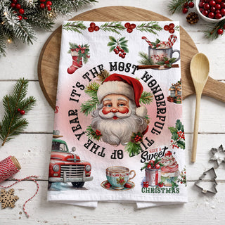 cozy farmhouse christmas kitchen towel holiday home feel
vintage holiday towel for warm christmas kitchen moments
retro christmas decor towel nostalgic cozy home aesthetic
vintage christmas kitchen towel for holiday instagram photos
retro christmas towel aesthetic kitchen content styling