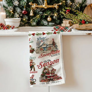 old world santa kitchen towel traditional christmas style
vintage santa christmas tea towel nostalgic holiday charm
classic santa artwork kitchen towel retro christmas decor
antique style santa dish towel vintage holiday kitchen
rustic farmhouse christmas kitchen towel vintage holiday style
cozy christmas kitchen decor towel farmhouse aesthetic