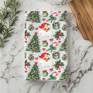 Wholesale Christmas kitchen essentials Santa
Vintage Santa kitchen towel gift
Christmas kitchen styling gift
Holiday kitchen decor gift towel