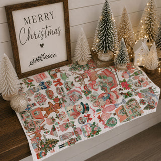 soft neutral pink christmas kitchen styling towel
pink and blush christmas decor kitchen towel aesthetic
romantic christmas decor pink vintage santa towel
whimsical pink christmas kitchen towel retro design Pink Vintage Christmas Kitchen Towel – Retro Holiday Decor, Cute Santa Tea Towel, Unique Christmas Gift for Women, Farmhouse Holiday Kitchen