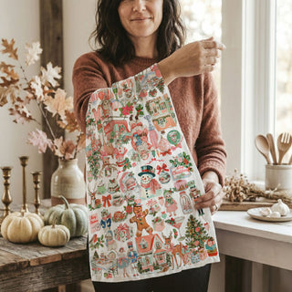 pink retro christmas kitchen towel santa pattern holiday decor
pastel pink christmas tea towel vintage holiday illustration
pink santa claus kitchen towel festive home decor accessory
vintage pink holiday kitchen towel with retro christmas scenes
pink christmas towel farmhouse kitchen holiday styling