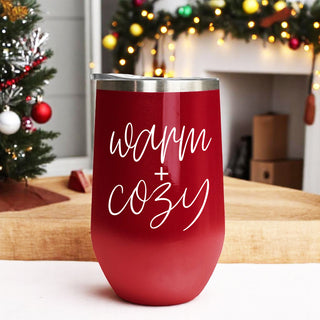 Handcrafted holiday wine tumbler
Premium Christmas wine gift
Quality holiday drinkware