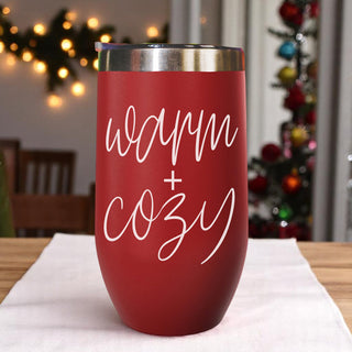 Christmas wine accessories
Holiday wine tumbler set
Christmas wine cup with lid