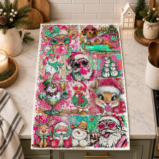 Funny Christmas Kitchen Towels – Cute Holiday Dish Towel, Colorful Santa Reindeer Snowman Tea Towel, Unique Christmas Decor Gift for Women
funny-christmas-kitchen-towel-colorful-santa-reindeer
cute-holiday-dish-towel-funny-christmas-decor