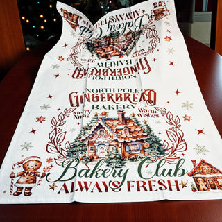 Festive home decor kitchen essentials
Holiday baking kitchen towels
Absorbent gingerbread Christmas kitchen towel
Large holiday kitchen towel gingerbread