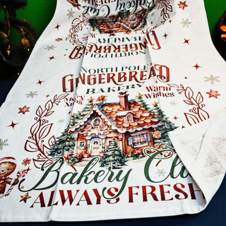Gingerbread baking kitchen towel cotton
Christmas cookie kitchen towel design
Holiday dessert kitchen towel gingerbread
Nostalgic Christmas kitchen towel design