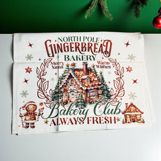 Absorbent gingerbread holiday kitchen towel
Practical Christmas kitchen towel design
Everyday use holiday kitchen towel
Kitchen essential Christmas towel gingerbread