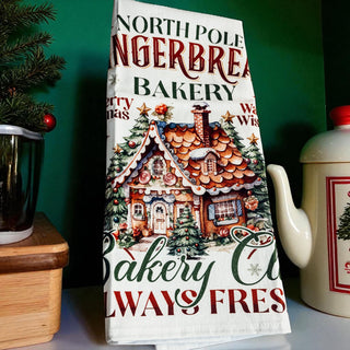 Seasonal kitchen towel Christmas baking
Festive kitchen accessories gingerbread
Christmas home decor kitcheen gifts gingerbread bakery style