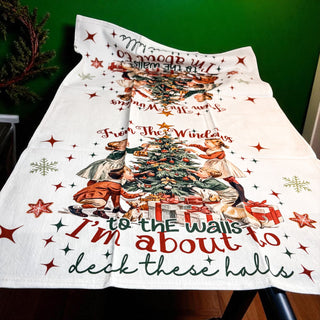 Funny Christmas kitchen towels sayings
Humorous Christmas kitchen towel quotes
Funny holiday kitchen towel design
Christmas kitchen towel with humor