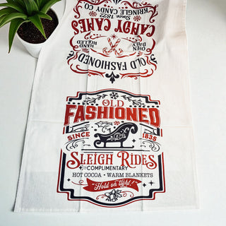 Christmas kitchen fabric accessories
Holiday lifestyle kitchen accessories
Vintage lifestyle Christmas kitchen decor
Christmas aesthetic kitchen styling
Traditional holiday kitchen decor towel