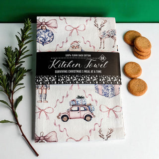 180GSM flour sack kitchen towels premium quality
Absorbent cotton kitchen towels Christmas design