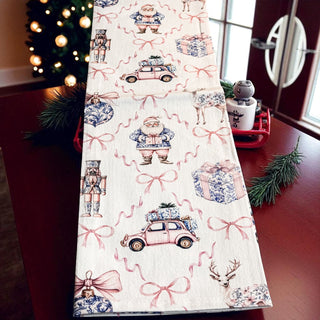 Wholesale Pink blue chinoiserie Christmas kitchen towels cotton
Holiday kitchen towels 18x29 flour sack