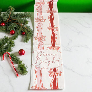 Chic holiday kitchen towel design
Wholesale Merry bright Christmas kitchen towel cotton
Christmas ribbon kitchen towel bow design