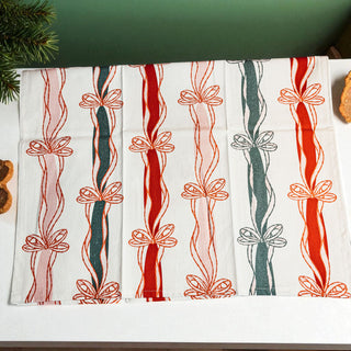 Festive seasonal kitchen decor
Christmas kitchen color coordination
Festive kitchen styling towel
Holiday kitchen decor styling