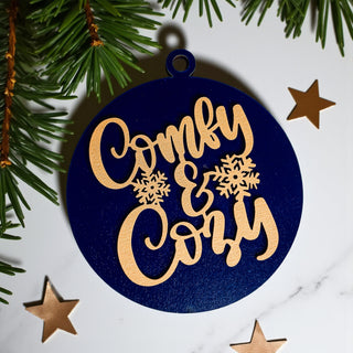 Wholesale Blue and gold Christmas Tree Ornaments Wooden Handmade. 
Classic Christmas Tree Decoration
Custom wood ornaments