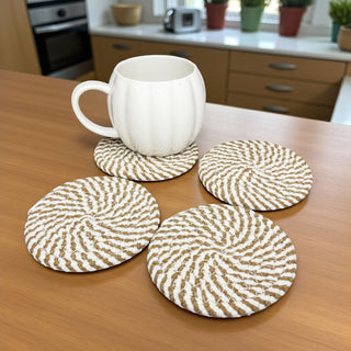 Trending braided rope coasters fall colors home decor gift
Viral braided rope coasters autumn gift set neutral tones