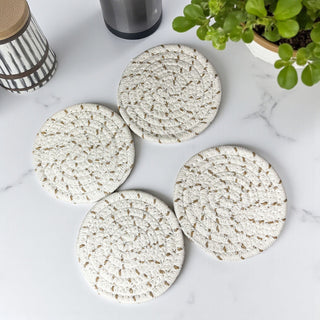 Wholesale Popular braided coasters fall colors gift bundle home decor
Stylish braided rope coasters autumn gift neutral home accessories