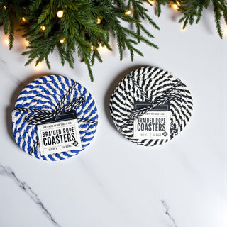 Versatile black and white braided coasters modern home gift
All season black white braided rope coasters home decor
Set of four black and white braided rope coasters modern
4 piece black white braided coasters contemporary home decor