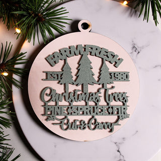 pink christmas tree inspiration
pink christmas door decorations
pink farmhouse Christmas tree ornament
pink Christmas tree farm wooden ornament
neutral Christmas tree farm ornament
cream wooden Christmas tree ornament
white farmhouse Christmas ornament
black and natural wood Christmas ornament
modern black farmhouse Christmas ornament
blue wooden Christmas tree farm ornament
colorful farmhouse Christmas ornaments
Christmas tree farm ornament available in 12 colors