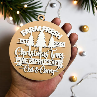 gold Farm Fresh Christmas Trees wooden ornament
gold wooden Christmas ornament for modern farmhouse Christmas decor
Rustic Farm Fresh Christmas Trees ornament styled in cozy Christmas living room
Layered wooden Christmas ornament with pine spruce and fir tree design
Red farmhouse wooden Christmas ornament displayed beside holiday tree
Gold ornament for men
farmhouse christmas ornament set
farm fresh christmas tree decor
gold christmas tree decor
white and gold christmas tree decor
christmas tree decor gold