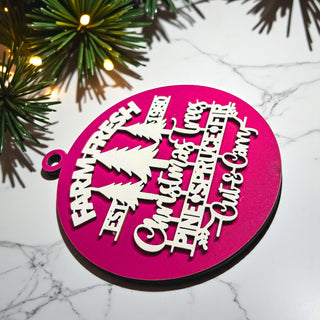 Pink Christmas Decor
Pink Christmas Tree Decor ideas
Pink Christmas Decorations
Wholesale pink tree ornaments
hot pink christmas decor
pink christmas walld ecor
christmas ornaments pink and gold
pink santa ornaments
farmhouse tree ornament with dimensional lettering
vintage style Christmas tree farm decoration
rustic wood Christmas ornament for country home decor
layered wooden holiday ornament with evergreen trees
Christmas tree farm themed Christmas tree decoration