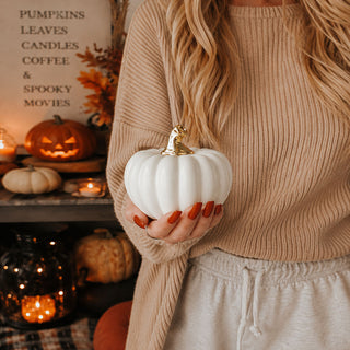 White Luxe Pumpkin | PRE-ORDER
