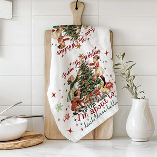 Humorous holiday kitchen towel
Christmas kitchen towel funny phrases
Funny vintage holiday kitchen towels
Humorous vintage Christmas kitchen towel
Retro Christmas kitchen accessories
Vintage Christmas kitchen essentials
1950s Christmas kitchen towel
Mid century Christmas kitchen decor