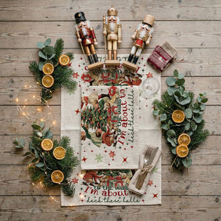 Christmas kitchen towel funny saying
Holiday kitchen towel funny phrase
Christmas kitchen towel vintage design
Funny holiday kitchen towel cotton
holiday kitchen towel with old fashioned christmas illustration