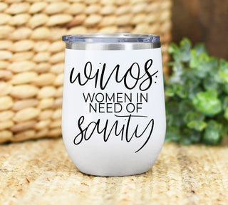 Funny wine tumbler quote gifts