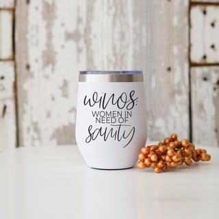 White wine tumblers for her