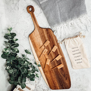 Oversized Cheese Boards with Cheese Markers