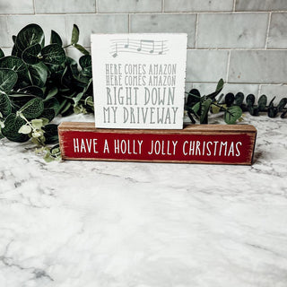 Holly Jolly Sitter Sign