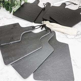 Individual Charcuterie Boards Black Slate