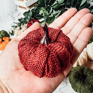 Cute Fabric Pumpkin Decorations Handmade