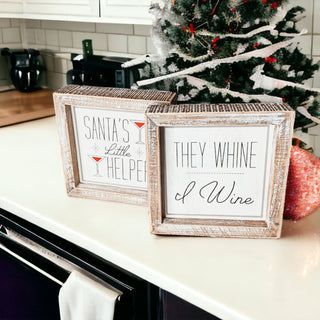 Christmas Kitchen Signs for counter or tabletop