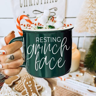 Grinch Face Mug