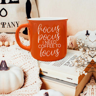 Orange coffee mugs for fall and halloween wholesalers