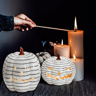 Ceramic Pumpkins, Luxury Pumpkin Halloween Decorations BW