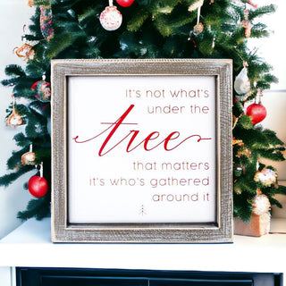 Christmas Family Quote Signs for Holiday Home Decorations